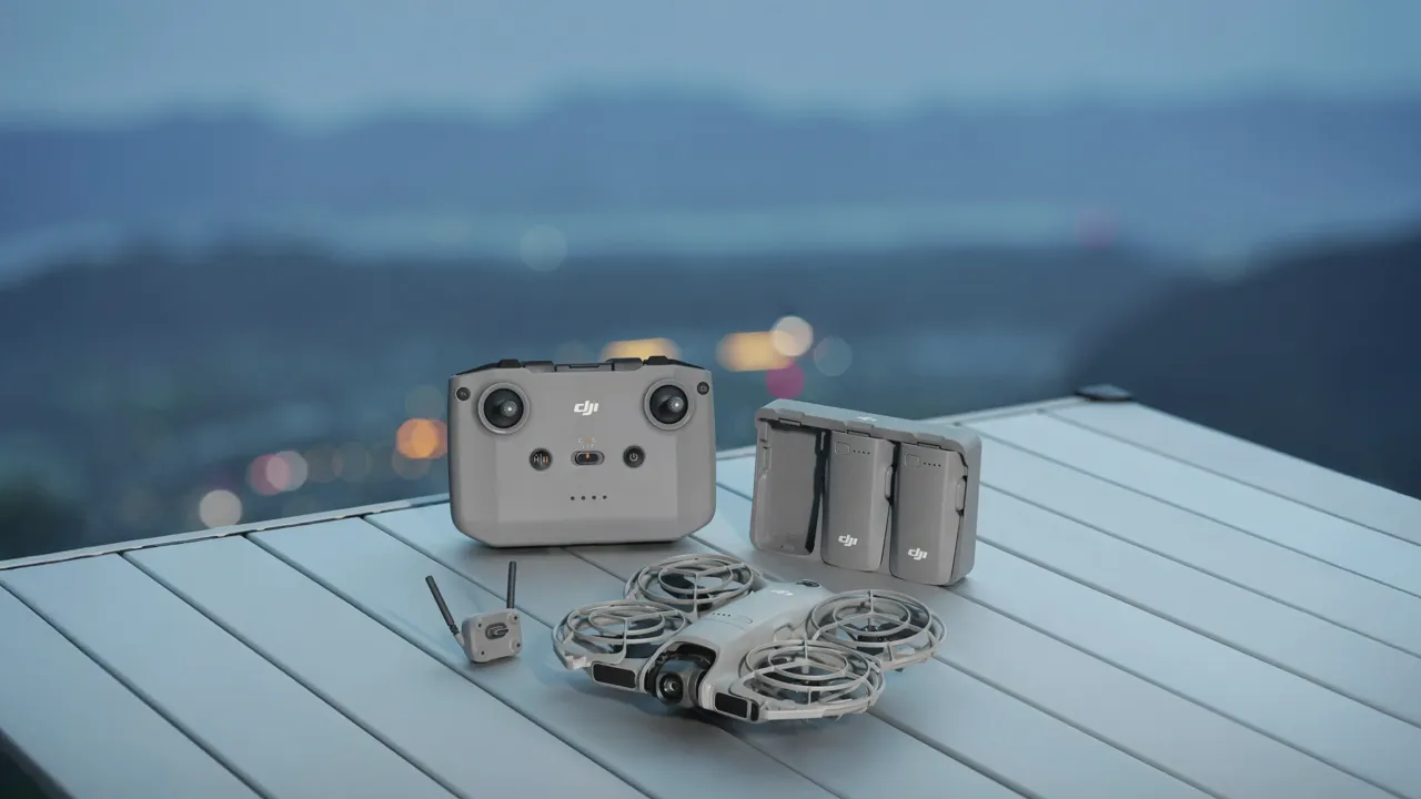 DJI Neo 2 4K‑s drón, szelfikre és sportkövetésre készült